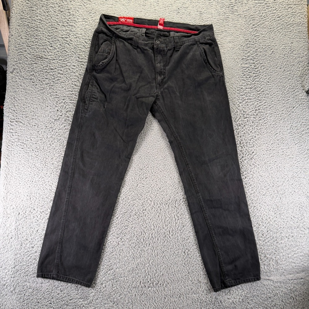 Jordan Craig Pant Mens 38x32 Black Cotton Cargo Straight Utility Workwear Travel
